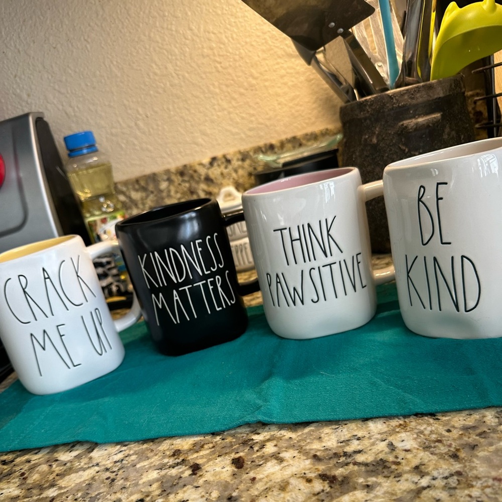 Rae Dunn coffee cups